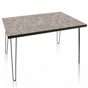 222 Concept Sandal Yemek Masası Gri Taş Desen 110x70 Cm CPT7063-110