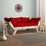 222 Concept Adalar Modern Ahşap Kırmızı Renk Kanepe CPT8108-210