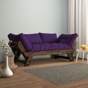 222 Concept Adalar Modern Mor Renk Ahşap Kanepe CPT8121-210
