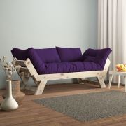 222 Concept Adalar Modern Mor Renk Ahşap Kanepe CPT8124-210