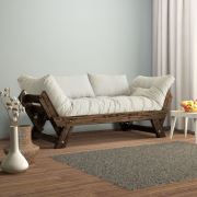 222 Concept Adalar Modern Bej Renk Ahşap Kanepe CPT8128-210