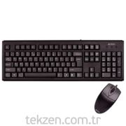 A4 Tech Km-72620d Q-tr Ps/2 Stnd Klv+2x Optık Mous