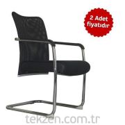 Adore Manager Pro File Sırtlı (2 ADET) TKVLT-381-FS-2 Misafir Koltuğu