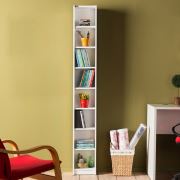 Adore Modern 8 Raflı Soft Cd & Dvd Ünitesi Lake Beyaz MBK-18-PB-1