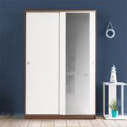 Adore Antre Plus Sürgülü Portmanto ve Ayakkabı Dolabı Noce-Lake Beyaz PRT-09-NB-2 kznp98