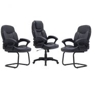 Adore Manager Elite Yönetici Ofis Koltuk Takımı TKVLT-270-DR-3