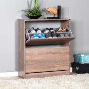 Adore Flat Duo 2 Katlı Geniş Ayakkabılık Dolabı - Latte