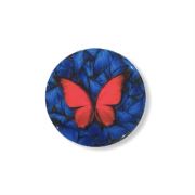 KaktüsKedi PopSocket Telefon Tutucu Kırmızı Kelebek 555631