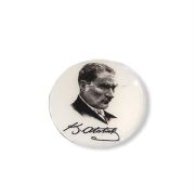 KaktüsKedi PopSocket Telefon Tutucu Atatürk ve İmzası 555629