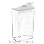 Akyüz Plastik Sürgülü Bakliyat Kabı 500 ml - 1266