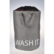Wash It Gri Çamaşır Sepeti