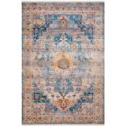 Almoss 7/24 4109A Lacivert Saçaklı Modern Halı 80x150 cm