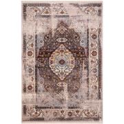 Almoss 7/24 4152A Kahve Saçaklı Modern Halı 80x150 cm