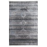 Almoss 7/24 4171A Gri Saçaklı Modern Halı 80x150 cm