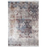 Almoss 7/24 4173A Mavi Saçaklı Modern Halı 100x200 cm