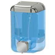 Sıvı Sabun Dispenseri 500 cc Şeffaf Krom ( Plastik )