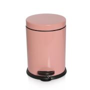 Pembe 5 Lt Pedallı Çöp Kovası