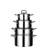 Amboss Dıa-4004 Diamond 8 Parça Tencere Set Cam Kapak