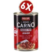 Animonda Grand Carno Junior Sığır Etli Ve HindiliYavru Köpek Konservesi 400 Gr 6 Lı Avantaj Paketi