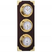 Anvi Saat/Barometre/Termometre/Higrometre Dekoratif Set