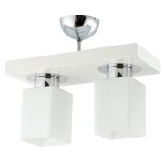 Apliqa Kare 2'li Plafonyer 3352-02-WH