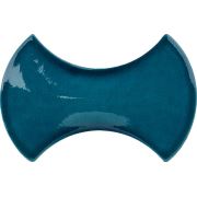 Armada Çini 13x20 cm AL-67 Turkuaz Kemik Çatlatma Sırlı Krakleli Cafe Tasarımı Çini Seramik Karo