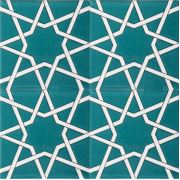 Armada Çini 20x20 cm SP 94 Yıldız Kütahya Cami Çinisi Selçuklu Desenli Seramik Çini Karo