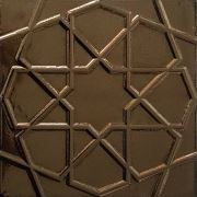 Armada Çini 20x20 Cm AL 43 Platin Rölyefli Kütahya Selçuk Yıldız İznik Çini Karo