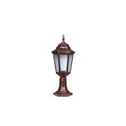 Arman Lighting Abs 60 cm Poli Cam Orta Boy Altıgen Fener Set Üstü Bakır ARL 962