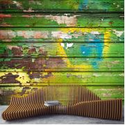 ArtWall Yapışkanlı Ahşap Resimli Duvar Kağıdı 100x100 cm