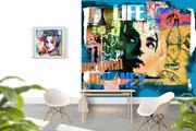 ArtWall Yapışkanlı İllustrasyon Resimli Duvar Kağıdı 225x225 cm