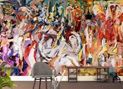 ArtWall Yapışkanlı Ünlü Ressamlar Resimli Duvar Kağıdı 220x160 cm