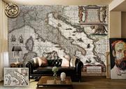 ArtWall Yapışkanlı Harita Resimli Duvar Kağıdı 160x100 cm