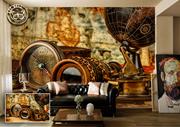 ArtWall Yapışkanlı Harita Resimli Duvar Kağıdı 240x180 cm