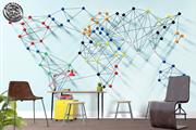 ArtWall Yapışkanlı Harita Resimli Duvar Kağıdı 160x100 cm