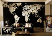 ArtWall Yapışkanlı Harita Resimli Duvar Kağıdı 280x220 cm