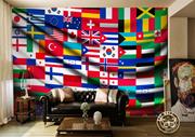 ArtWall Yapışkanlı Dünya-Uzay Resimli Duvar Kağıdı 180x120 cm