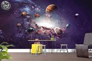 ArtWall Yapışkanlı Dünya-Uzay Resimli Duvar Kağıdı 180x120 cm