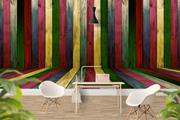 ArtWall Yapışkanlı Ahşap Resimli Duvar Kağıdı 280x220 cm