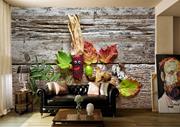 ArtWall Yapışkanlı Ahşap Resimli Duvar Kağıdı 220x160 cm