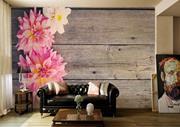 ArtWall Yapışkanlı Ahşap Resimli Duvar Kağıdı 220x160 cm
