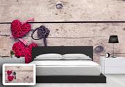 ArtWall Yapışkanlı Aşk Resimli Duvar Kağıdı 220x160 cm
