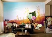 ArtWall Yapışkanlı Çiçek Resimli Duvar Kağıdı 200x140 cm