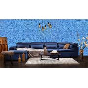 Art Wall Mavi Simetrik Küçük Mozaik Fayans Duvar Kağıdı 140x100 cm