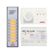 Audio Basic Serisi 16 Dairelik Kapıcılı Diafon Sistemi e-kd310-16d