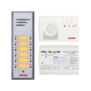 Audio Basic Serisi 12 Dairelik Kapıcılı Diafon Sistemi e-kd310-12d
