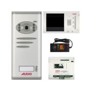 Audio 1 Dairelik Buton Panelli Görüntülü Diafon Paketi 4.3 İnç e-001105bp-1d