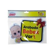 Oto Sticker Arabada Bebek var