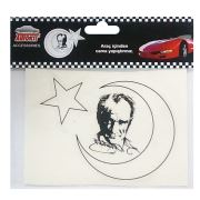 Autokit FA1-875 'Ay Yıldız Atatürk' Oto Sticker