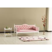 Avensis Karya Sedir Beyaz - Pembe 70x170 cm